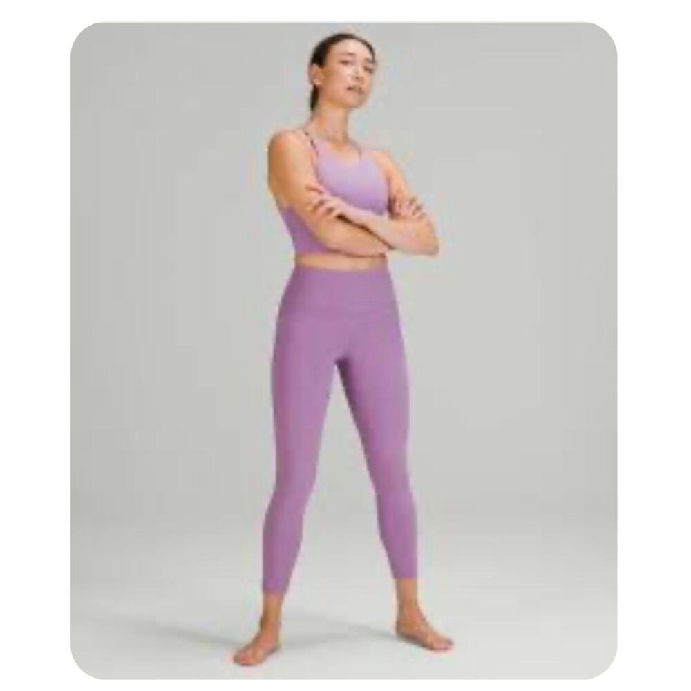 Lululemon Wunder Under High-Rise Tight 25" Luxtreme Wisteria Purple Leggings 0